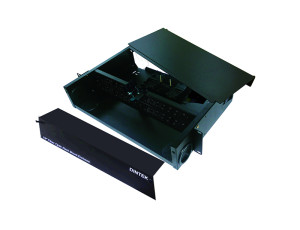 2U - Fixed Fiber Enclosure Tray - With SC Plates